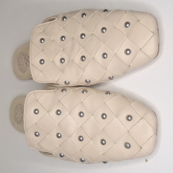 Lenja Flat Woven Mule with Studs Size 8.5 - Picture 3 of 10